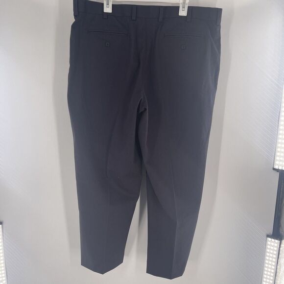 LL Bean Comfort Waist Mens Pants Slacks Size 42W 100% Cotton 42 x 41 Blue‎ - Picture 3 of 5